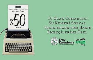 Su Kemeri Sosyal Tesisi’nden Gazetecilere yüzde...