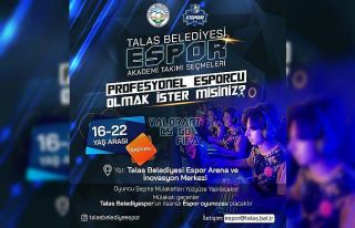 Talas’ta e-sporun yıldızları seçiliyor