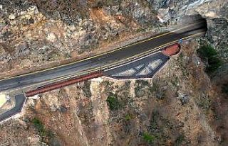 Tarihi tünel Giresun İl Özel İdaresi çalışmalarıyla...