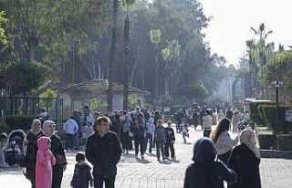 Tarsus Doğa Parkı yarıyıl tatilinde binlerce ziyaretçiyi...