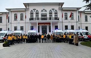 Tekirdağ’a 6 yeni ambulans