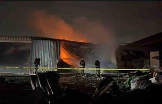 Tekirdağ’da tekstil geri dönüşüm fabrikasında...