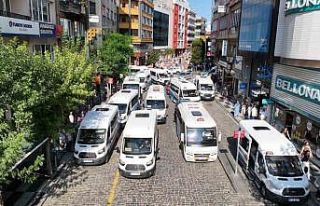 Trabzon’da dolmuşlar yeni yerine taşınıyor