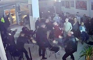 Trabzonspor taraftarlarının galibiyet sevinci kameraya...