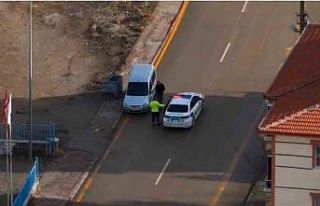 Trafik uygulamasından kaçtı, havadan yapılan sıcak...