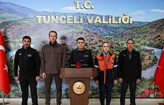 Tunceli’de 65 yılın yağış rekoru kırıldı