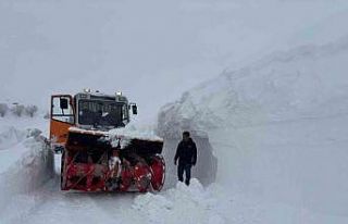 Tunceli’de kar kalınlığı 3,5 metreyi buldu