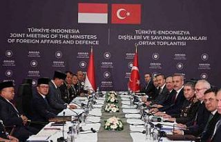Türkiye-Endonezya Dışişleri ve Savunma Bakanları...