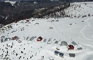 Türkiye’nin en yüksek kar kalınlığı Düzce’de...