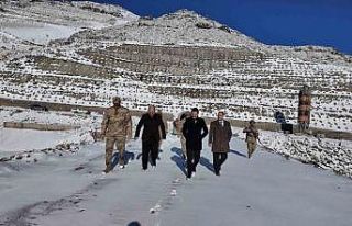 Tuzluca Kaymakamı Yılmaz, Ünlendi Barajı inşaatına...