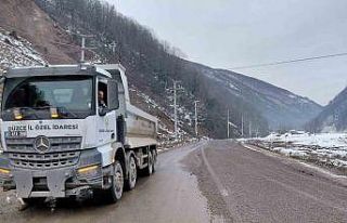 Uğur köyü grup yolunda bakım çalışmaları tamamlandı