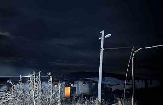 Uşak’ta boş tavuk çiftliğinde çıkan yangın...