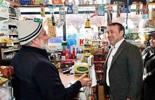 Vali Sözer İnhisar ’da esnaf ve vatandaşlarla...