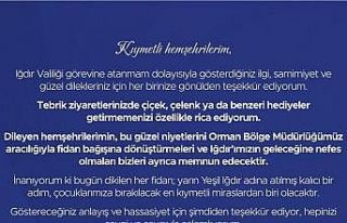 Vali Taşolar’dan tebrikler için anlamlı çağrı:...