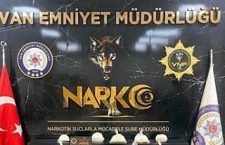 Van’da 10 kilo 720 gram uyuşturucu madde ele geçirildi