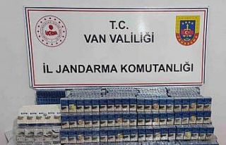 Van’da kaçak sigara ele geçirildi