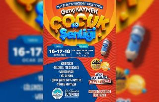 Yarıyıl tatilinde Genç KAYMEK Çocuk Şenliği...