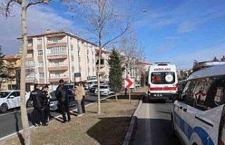 Yaya geçidine 100 metre mesafede karşıya geçerken...