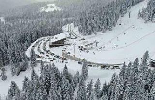 Yeni yıl tatilinde vatandaşlar Ilgaz Dağı’na...