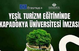 Yeşil turizm eğitiminde Kapadokya Üniversitesi...