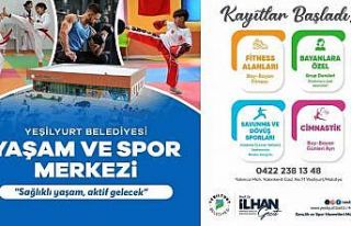 Yeşilyurt Belediyesi Yaşam ve Spor Merkezi’nde...