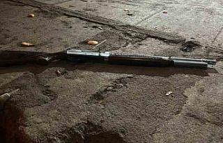 Yılbaşını kutlamak için evlerin bulunduğu sokakta...