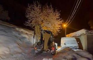 Yolu kapanan köyde ’hasta kurtarma operasyonu’