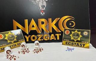 Yozgat’ta 192 adet uyuşturucu hap ele geçirildi
