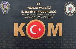 Yozgat’ta kaçak alkol yakalandı