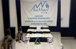 Yüksekova’da 63 kilo metamfetamin ele geçirildi