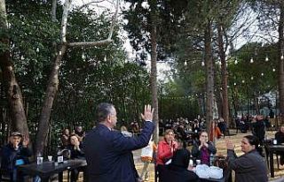 Yunusemre Emekli Kafe açılışının ilk gününde...