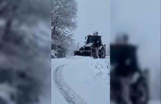 Zonguldak’ta kar yağışı nedeniyle 82 köy yolu...