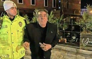 2.14 promil alkolle yakalandı: Gazeteciye el sallayıp...