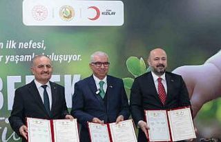 Adana’da "Bir Bebek Bir Fidan" protokolü...