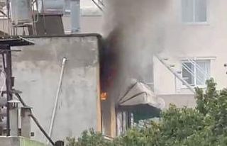 Adana’da ev yangını