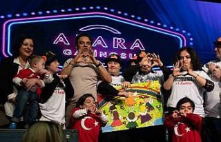 Adana’da özel ihtiyaçlı çocuklar sanatçı Uğur...