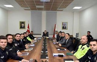 Adıyaman’da aylık emniyet değerlendirme toplantısı...