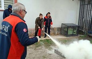 AFAD önce eğitim veriyor, sonra tatbikat yapıyor