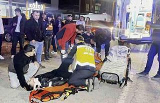 Aksaray’da otomobil ile motosiklet çarpıştı,...