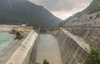 Alanya Dim Barajı’nda su seviyesi yükseldi bölgeye...