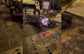 Alkollü sürücünün kullandığı motosiklet kazasında...