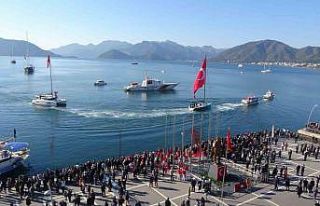 Atatürk’ün Marmaris’e gelişinin 91. yıl dönümü...