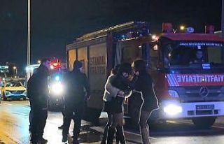 Avcılar’da kaza yerini karıştıran kadınlar...