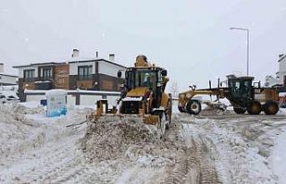 Aziziye’de karla mücadele seferberliği