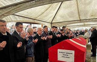 Babaeskili genç hakim son yolculuğuna uğurlandı