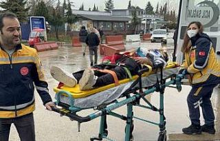 Babasını ameliyata götürürken yaptığı kazada...