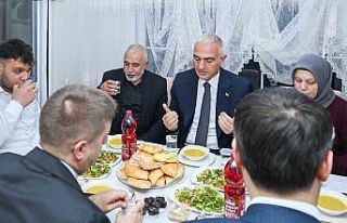 Bakan Ersoy, Kırıkkale’de Ürkmez ailesinin iftar...