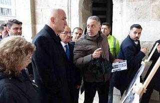 Bakan Ersoy, Malatya’da onarımı süren kültür...