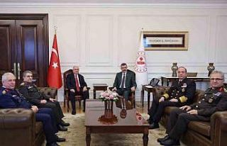 Bakan Güler ve komuta kademesinden İçişleri Bakanı...