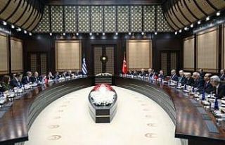 Bakan Kacır, Yunan mevkidaşı Theodorikakos ile...